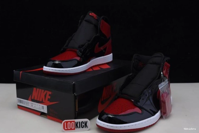 Rep TBkick Bred High Air Patent 555088-063 Jordan 1 OG 0721